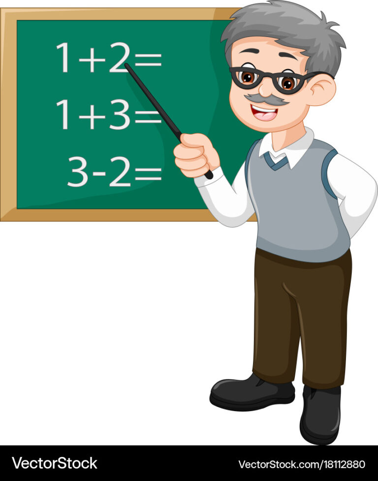 handsome-teacher-cartoon-teaching-mathematics-vector-18112880