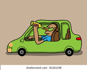 man-drinks-bottle-while-he-260nw-81261148